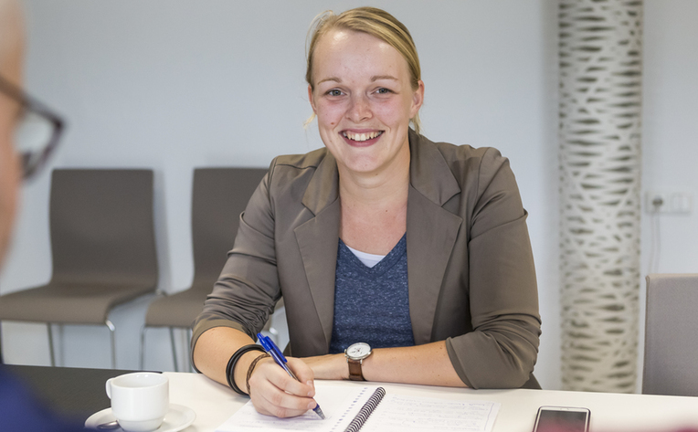 Bedrijvencontactfunctionaris Sanne van Mieghem