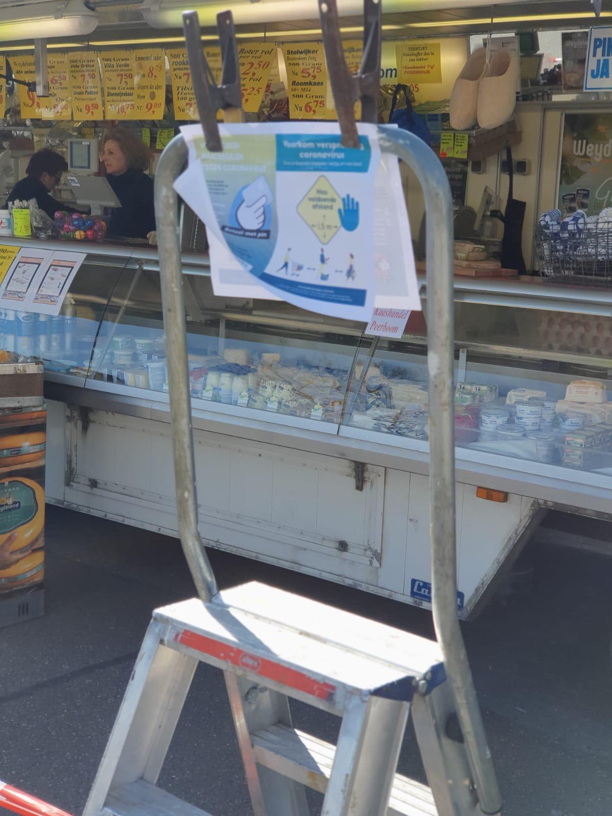 Maatregelen op markt in verband met corona