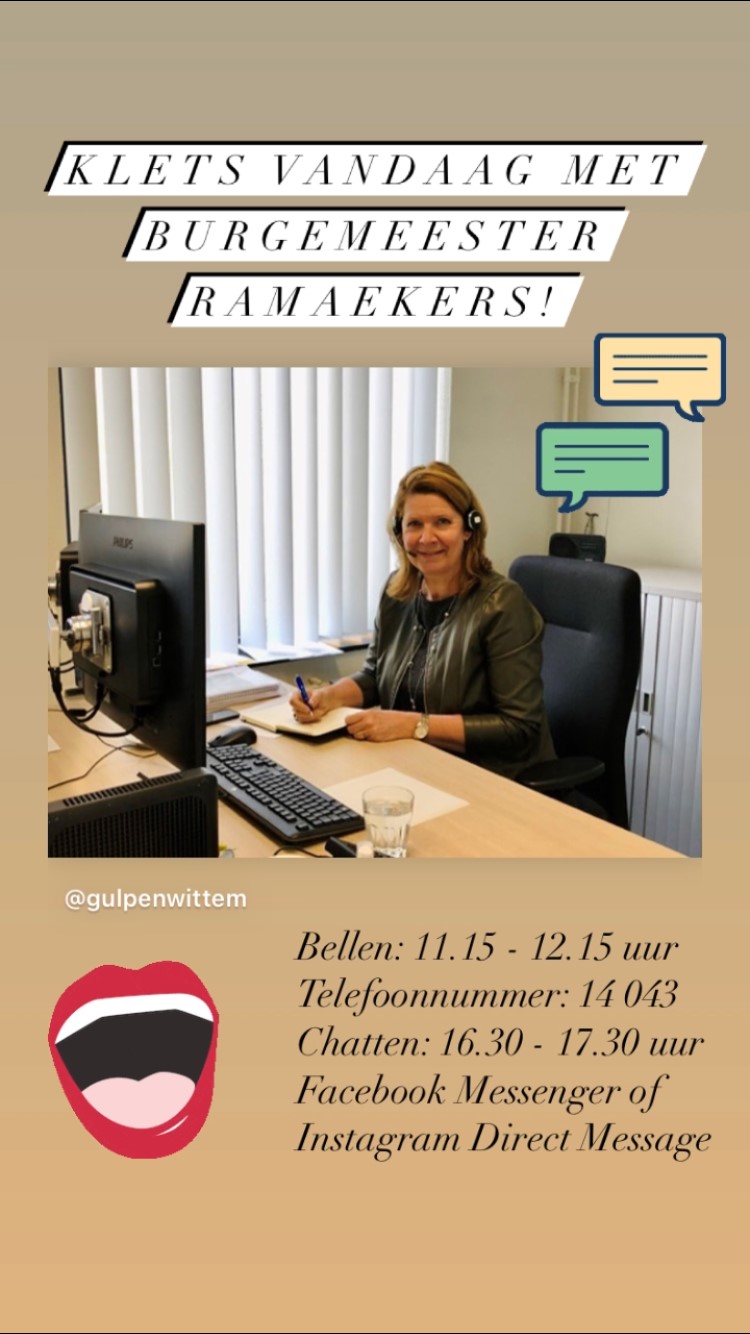 social media beluurtje burgemeester 8 maart